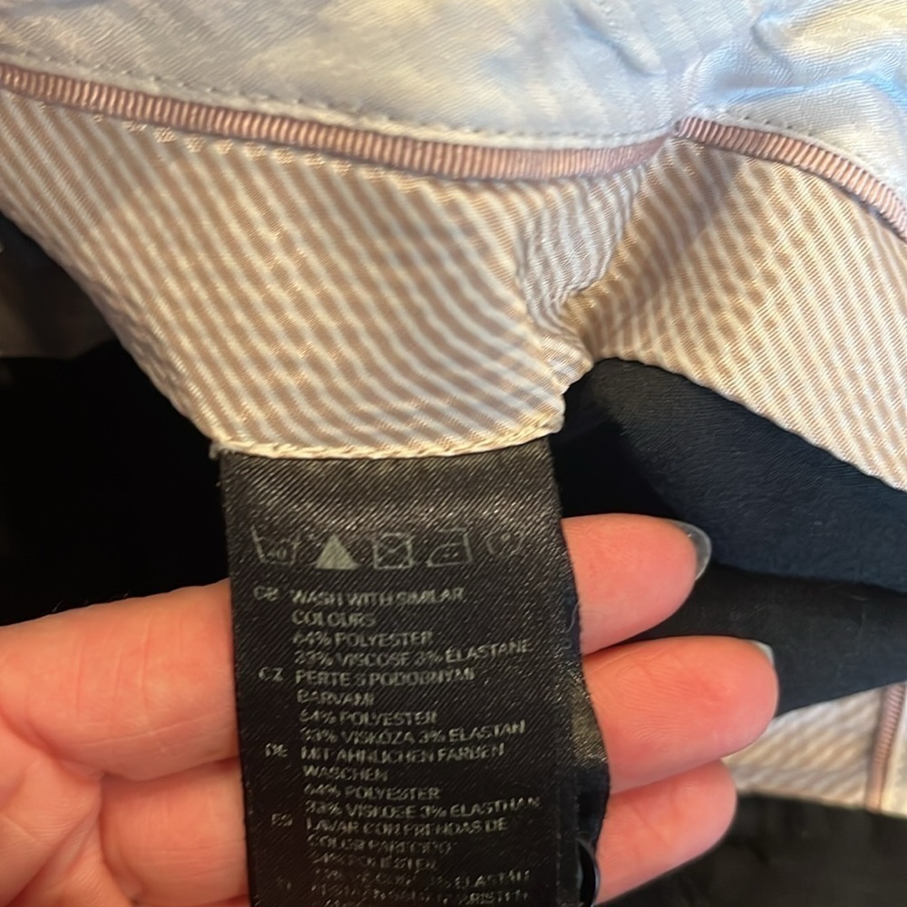 H&M | mid rise full length bootcut black pants, size 2 - Picture 3 of 4